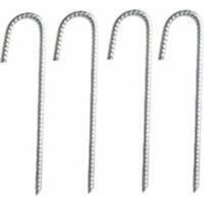 Melissa 12 Pouces Piquets De Barre D'Armature À Crochet En J Paquet De 4 Piquets D'Ancrage Au Sol Piquets De Tente Robustes Pour Plantes Piquets De Tissu De Paysage Antirouille Gazon Artificiel - Publicité Melissa 12 Pouces Piquets De Barre D'Armature À Crochet En J Paquet De 4 Piquets D'Ancrage Au Sol Piquets De Tente Robustes Pour Plantes Piquets De Tissu De Paysage Antirouille Gazon Artificiel - Publicité