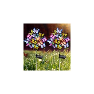 OEM Lampes Solaires D'Extérieur Pour Jardin, Étanches Et Décoratives, Lot De 2 Avec 44 Led, 34 Papillons Et Fleurs, Décoration Pour Jardin, Terrasse, Pelouse, Cadeau Idéal. Publicité OEM Lampes Solaires D'Extérieur Pour Jardin, Étanches Et Décoratives, Lot De 2 Avec 44 Led, 34 Papillons Et Fleurs, Décoration Pour Jardin, Terrasse, Pelouse, Cadeau Idéal. Publicité
