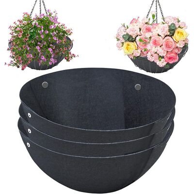 PELTOR (14in) Insert De Panier Suspendu 3 Pièces Doublure De Pot De Fleur Cadre De Fenêtre Installation De Pot De Fleur Suspendu Doublure De Panier Suspendu Hydratant Simple Pot De Fleur - Publicité PELTOR (14in) Insert De Panier Suspendu 3 Pièces Doublure De Pot De Fleur Cadre De Fenêtre Installation De Pot De Fleur Suspendu Doublure De Panier Suspendu Hydratant Simple Pot De Fleur - Publicité