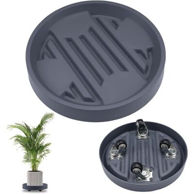 OEM Support De Plantes Rond Avec Roulettes Dissimulées Pour Pot De Fleurs,support Roulant Plante Rond,plateau De Jardinière Mobile Soucoupe À Plantes Sur Roulettes,chariot À Palettes Pour Plantes À 360°-d - Publicité OEM Support De Plantes Rond Avec Roulettes Dissimulées Pour Pot De Fleurs,support Roulant Plante Rond,plateau De Jardinière Mobile Soucoupe À Plantes Sur Roulettes,chariot À Palettes Pour Plantes À 360°-d - Publicité