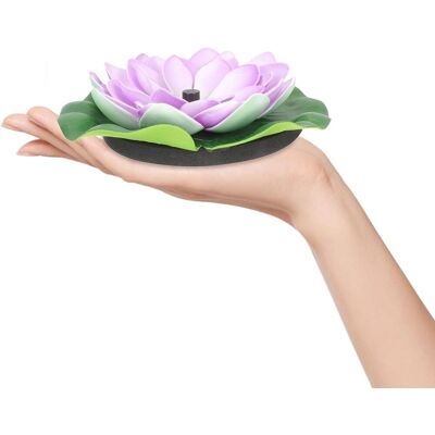 OEM Fontaine Solaire Flottante De Lotus Pour Jardin Extérieur, Abs, Décoration De Bassin Pompe Solaire Pour Paysage Aquatique - Publicité OEM Fontaine Solaire Flottante De Lotus Pour Jardin Extérieur, Abs, Décoration De Bassin Pompe Solaire Pour Paysage Aquatique - Publicité