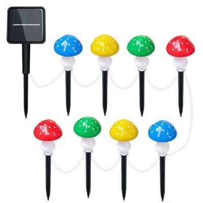 Melissa Lampes Solaires De Jardin Champignons - Lot De 8 - Ip65 Étanche 8 Modes - Décoratives Pour Pelouse, Patio, Clôture, Balcon - Noël, Halloween - Publicité Melissa Lampes Solaires De Jardin Champignons - Lot De 8 - Ip65 Étanche 8 Modes - Décoratives Pour Pelouse, Patio, Clôture, Balcon - Noël, Halloween - Publicité