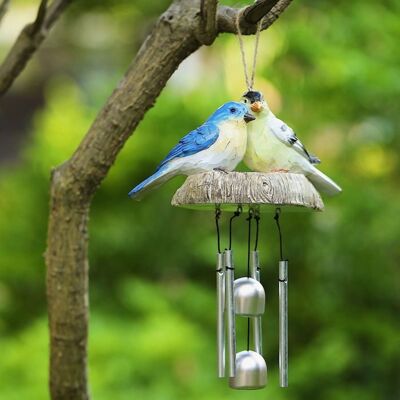 Cellfast Carillons Éoliens D'Extérieur Avec 4 Grands Tubes En Aluminium Et 2 Cloches - Décoration Suspendue Pour Jardin, Terrasse, Arrièr - Publicité Cellfast Carillons Éoliens D'Extérieur Avec 4 Grands Tubes En Aluminium Et 2 Cloches - Décoration Suspendue Pour Jardin, Terrasse, Arrièr - Publicité