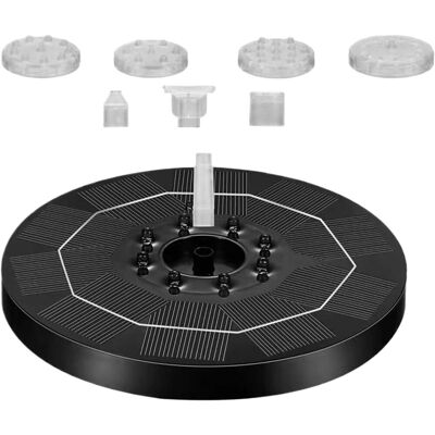 OEM Pompe À Fontaine Solaire,pompe À Eau De Fontaine Pour Oiseaux Avec Lumières 6 Buses Automatique Fournitures De Bain D'Oiseaux Extérieur Pour Décoration De Pelouse Patio Bassin Hôtel Cour - Publicité OEM Pompe À Fontaine Solaire,pompe À Eau De Fontaine Pour Oiseaux Avec Lumières 6 Buses Automatique Fournitures De Bain D'Oiseaux Extérieur Pour Décoration De Pelouse Patio Bassin Hôtel Cour - Publicité
