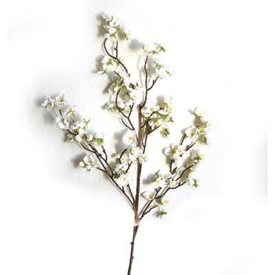 HEAT Fleurs De Cerisier Artificielles, 4 Branches Décoratives Réalistes, 97 Cm, Blanches - Publicité HEAT Fleurs De Cerisier Artificielles, 4 Branches Décoratives Réalistes, 97 Cm, Blanches - Publicité