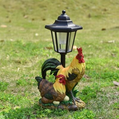 Cellfast Statue De Jardin En Forme De Poule, Lanterne Solaire, Résistante Aux Intempéries, Idéale Pour La Cour, La Pelouse Et L'Extérieur - Publicité Cellfast Statue De Jardin En Forme De Poule, Lanterne Solaire, Résistante Aux Intempéries, Idéale Pour La Cour, La Pelouse Et L'Extérieur - Publicité