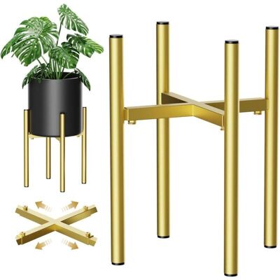 Melissa Support Plantes, Étagère Plantes En Metal Dans Un Style Simple, Support Pot De Fleur Intérieur Et Extérieur Largeur Réglable Pour Les Pots De 20-30cm(pot Non Inclus ) - Publicité Melissa Support Plantes, Étagère Plantes En Metal Dans Un Style Simple, Support Pot De Fleur Intérieur Et Extérieur Largeur Réglable Pour Les Pots De 20-30cm(pot Non Inclus ) - Publicité