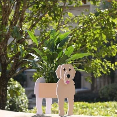 SCORPIO Golden Retriever Pot De Fleur De Chien Mignon, Bac À Plantes Forme D'animal Pvc, Jardiniere Exterieur Grande Taille, Pot De Fleurs - Publicité SCORPIO Golden Retriever Pot De Fleur De Chien Mignon, Bac À Plantes Forme D'animal Pvc, Jardiniere Exterieur Grande Taille, Pot De Fleurs - Publicité