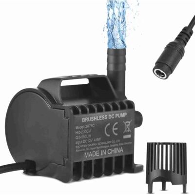 SCORPIO Pompe Mini 12v Qr75c 550l/h 2m Dc Aquarium/bassin - Publicité SCORPIO Pompe Mini 12v Qr75c 550l/h 2m Dc Aquarium/bassin - Publicité