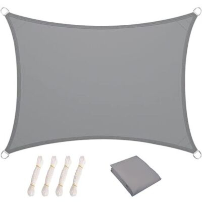 ABYSSE Store Extérieur Rectangulaire En Toile 1,8 M X 2 M, Protection Uv 95 % Pour Balcon, Jardin, Cour, Parc, Pelouse, Piscine, Avec Cordes De Fixation (gris) - Publicité ABYSSE Store Extérieur Rectangulaire En Toile 1,8 M X 2 M, Protection Uv 95 % Pour Balcon, Jardin, Cour, Parc, Pelouse, Piscine, Avec Cordes De Fixation (gris) - Publicité