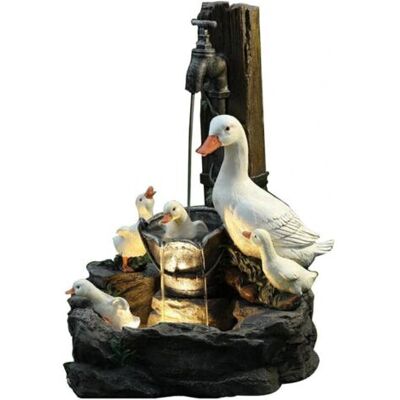 OEM Royaluxe-statue De Jardin De Famille D'Animaux Avec Lumière Solaire Écureuil Et Canard Pression D'Eau Fontaine Décor Extérieur Résine Artisanat Ornements Pour La Maison Jardin Pelouse,duck - Rwstatue - Publicité OEM Royaluxe-statue De Jardin De Famille D'Animaux Avec Lumière Solaire Écureuil Et Canard Pression D'Eau Fontaine Décor Extérieur Résine Artisanat Ornements Pour La Maison Jardin Pelouse,duck - Rwstatue - Publicité
