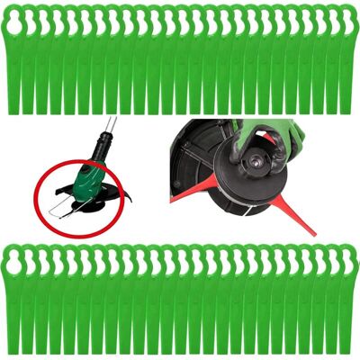 Melissa 100 Pièces Lames De Rechange Pour Coupe-bordure, Lames De Coupe En Plastique, Lidl Florabest Edge Cutter Blade Pour Jardin Et Pelouse Coupe Bordures(la Couleur Verte) - Publicité Melissa 100 Pièces Lames De Rechange Pour Coupe-bordure, Lames De Coupe En Plastique, Lidl Florabest Edge Cutter Blade Pour Jardin Et Pelouse Coupe Bordures(la Couleur Verte) - Publicité