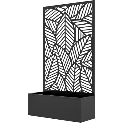 HEAT Jardinière Avec Écran D'Intimité/treillis Pour Plantes Grimpantes – Dimensions : 61 X 23 X 113 Cm (l X L X H) - Publicité HEAT Jardinière Avec Écran D'Intimité/treillis Pour Plantes Grimpantes – Dimensions : 61 X 23 X 113 Cm (l X L X H) - Publicité