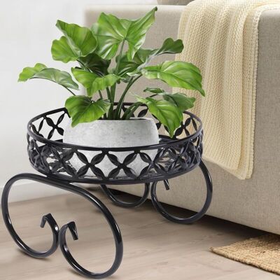 Melissa Noir Support Plantes Interieur, Métal Porte Plante Pour Plusieurs Plantes, Antirouille Etagere Plantes Interieur Exterieur, Rond Supports De Pots De Fleurs, Présentoir Jardin Etagere Fleur - Publicité Melissa Noir Support Plantes Interieur, Métal Porte Plante Pour Plusieurs Plantes, Antirouille Etagere Plantes Interieur Exterieur, Rond Supports De Pots De Fleurs, Présentoir Jardin Etagere Fleur - Publicité