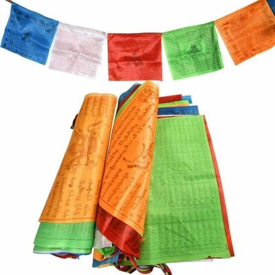 Melissa Décoratif De Jardin 2 Pcs Chaînes De Drapeaux De Prière Bouddhistes De 7m Fanions Bouddhistes Tibétains (35.5 X 35.5cm) Décoration Extérieure,de Debuns - Publicité Melissa Décoratif De Jardin 2 Pcs Chaînes De Drapeaux De Prière Bouddhistes De 7m Fanions Bouddhistes Tibétains (35.5 X 35.5cm) Décoration Extérieure,de Debuns - Publicité