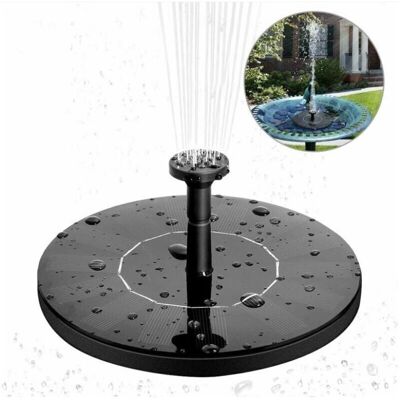 PELTOR Fontaine Solaire Fontaine Flottante Solaire Monocristalline Pompe De Fontaine Solaire Facile À Utiliser Adaptée Aux Piscines Et Étangs D'Étang À Oiseaux De Patio De Jardin - Publicité PELTOR Fontaine Solaire Fontaine Flottante Solaire Monocristalline Pompe De Fontaine Solaire Facile À Utiliser Adaptée Aux Piscines Et Étangs D'Étang À Oiseaux De Patio De Jardin - Publicité