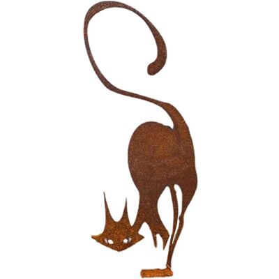MOXIE Clôture De Chat En Métal Pour Décoration De Jardin De Chat D'Halloween Décoration De Jardin En Métal Pour Extérieur Et Jardin Silhouette En Acier Avec Statue De Chat Statuette - Publicité MOXIE Clôture De Chat En Métal Pour Décoration De Jardin De Chat D'Halloween Décoration De Jardin En Métal Pour Extérieur Et Jardin Silhouette En Acier Avec Statue De Chat Statuette - Publicité
