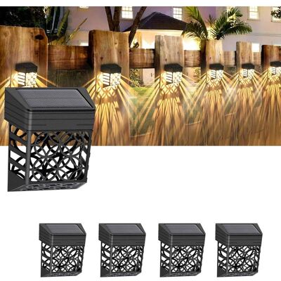 Vision Ensemble De 4 Lampes Solaires Étanches Et Décoratives Pour Terrasse, Escaliers, Jardin Et Allée. Publicité Vision Ensemble De 4 Lampes Solaires Étanches Et Décoratives Pour Terrasse, Escaliers, Jardin Et Allée. Publicité