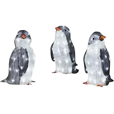 ABYSSE Décorations De Pingouins Lumineuses, 3 Lumières Led De Pingouin, Décorations De Noël Pour Jardin, Pelouse, Extérieur, Décorations De Noël De Vacances Avec Lumière, Lumières D'Art De Jardin, Décoration - Publicité ABYSSE Décorations De Pingouins Lumineuses, 3 Lumières Led De Pingouin, Décorations De Noël Pour Jardin, Pelouse, Extérieur, Décorations De Noël De Vacances Avec Lumière, Lumières D'Art De Jardin, Décoration - Publicité
