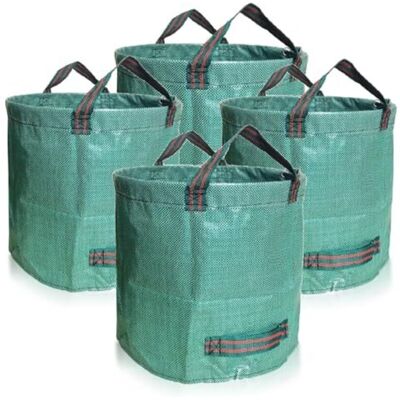 Scotch Lot De 4 Sacs De Jardinage - Sacs À Déchets Verts De 500 L Avec Fond Renforcé - Sacs De Jardinage Robustes, Poubelles Réutilisables, Pour Gazon, Feuilles, Déchets Verts (500 L (lot De 4), Vert) - Publicité Scotch Lot De 4 Sacs De Jardinage - Sacs À Déchets Verts De 500 L Avec Fond Renforcé - Sacs De Jardinage Robustes, Poubelles Réutilisables, Pour Gazon, Feuilles, Déchets Verts (500 L (lot De 4), Vert) - Publicité