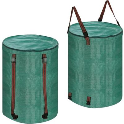 ABYSSE Sac De Jardin Réutilisable Pour Feuilles Et Déchets De Pelouse, Idéal Pour Ramasser Les Feuilles Et Nettoyer La Cour, Lot De 2 (272 L + 48 Gallons) - Publicité ABYSSE Sac De Jardin Réutilisable Pour Feuilles Et Déchets De Pelouse, Idéal Pour Ramasser Les Feuilles Et Nettoyer La Cour, Lot De 2 (272 L + 48 Gallons) - Publicité