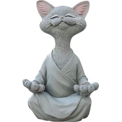 Cellfast Bouddha Chat Statue,yoga Bouddha Zen Chat Méditation Chat Statue,statue De Chat Zen Happy Cat Buddha Extérieure Pelouse Décoration - Publicité Cellfast Bouddha Chat Statue,yoga Bouddha Zen Chat Méditation Chat Statue,statue De Chat Zen Happy Cat Buddha Extérieure Pelouse Décoration - Publicité