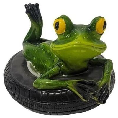 Cellfast Statue De Grenouille Flottante En Résine Fabriquée À La Main Pour L'Extérieur Simulation Décoration De Jardin Bassin - Publicité Cellfast Statue De Grenouille Flottante En Résine Fabriquée À La Main Pour L'Extérieur Simulation Décoration De Jardin Bassin - Publicité