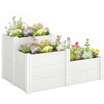 ARRIGONI Jardiniere Surelevee 3 Etages Empilable Avec Fond Ouvert Modulaire Pour Herbes Aromatiques Plastique - Publicité ARRIGONI Jardiniere Surelevee 3 Etages Empilable Avec Fond Ouvert Modulaire Pour Herbes Aromatiques Plastique - Publicité
