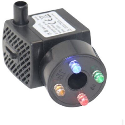 Scotch Pompe D'Aquarium Avec 4 Lumières Led Multicolores Mini Pompe À Eau 300 L/h Résiste Au Brûleur Sec (48 Heures), Pompe Pour Aquarium, Bassin, Fontaine, Jardin, Pas De Bruit, Câble 1,5 M - Publicité Scotch Pompe D'Aquarium Avec 4 Lumières Led Multicolores Mini Pompe À Eau 300 L/h Résiste Au Brûleur Sec (48 Heures), Pompe Pour Aquarium, Bassin, Fontaine, Jardin, Pas De Bruit, Câble 1,5 M - Publicité