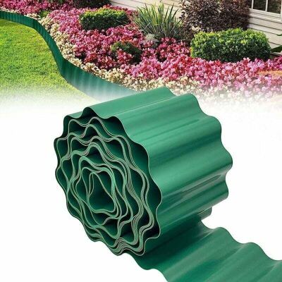 Melissa Debuns – Bordure De Pelouse Flexible 9 M X 20 Cm – Plastique Hdpe – Barrière Anti-racine – Conception Ondulée Pour Jardin Esthétique - Publicité Melissa Debuns – Bordure De Pelouse Flexible 9 M X 20 Cm – Plastique Hdpe – Barrière Anti-racine – Conception Ondulée Pour Jardin Esthétique - Publicité
