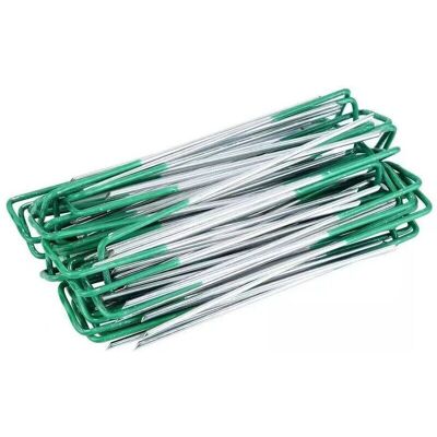 SANS MARQUE Demi - Jet Vert U - Ground Clous Jardin Vert Pelouse Clous Gazon Artificiel Clous De Fixation De Gazon Clous De Gazon (2 Paquets De 100) - Publicité SANS MARQUE Demi - Jet Vert U - Ground Clous Jardin Vert Pelouse Clous Gazon Artificiel Clous De Fixation De Gazon Clous De Gazon (2 Paquets De 100) - Publicité