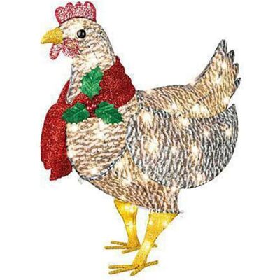 Andiamo Décoration Pour Noël.poulet Lumineux De Noël. Poulet Lumineux De Noël Avec Écharpe. Décoration De Noël Pour La Pelouse Des Animaux. Décoration De Poulet Lumineuse De Noël - Publicité Andiamo Décoration Pour Noël.poulet Lumineux De Noël. Poulet Lumineux De Noël Avec Écharpe. Décoration De Noël Pour La Pelouse Des Animaux. Décoration De Poulet Lumineuse De Noël - Publicité