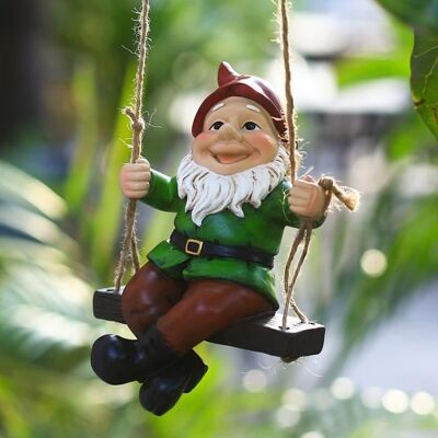 Cellfast Décoration De Jardin Extérieur - Ornement De Jardin Pelouse Accrochant De Résine Imperméable - Petit Homme Sur Une Balançoire - Publicité Cellfast Décoration De Jardin Extérieur - Ornement De Jardin Pelouse Accrochant De Résine Imperméable - Petit Homme Sur Une Balançoire - Publicité