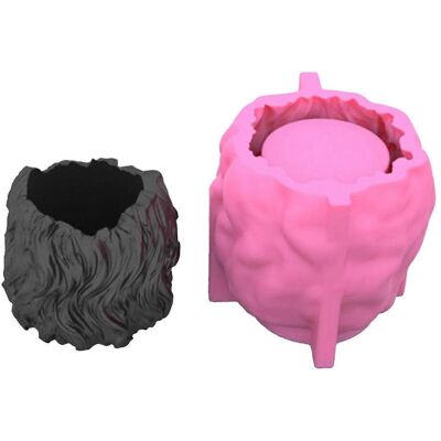 FLAMMKRAFT Moule En Silicone Résine Pour Pots De Fleurs Succulentes, Idéal Pour La Création De Pots De Fleurs De Jardin Diy. Publicité FLAMMKRAFT Moule En Silicone Résine Pour Pots De Fleurs Succulentes, Idéal Pour La Création De Pots De Fleurs De Jardin Diy. Publicité