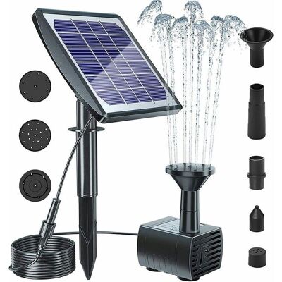 SANS MARQUE Fontaine Solaire De Pompe 6v 2w - Pompe À Eau Flottante Avec 6 Buses Pour Bassin / Piscine / Décoration De Jardin - Publicité SANS MARQUE Fontaine Solaire De Pompe 6v 2w - Pompe À Eau Flottante Avec 6 Buses Pour Bassin / Piscine / Décoration De Jardin - Publicité