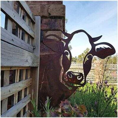 OEM Métal Vache Jardin Ornements Pour Clôtures Décorations En Plein Air Maison Vache Animaux Jardin Décor Sculptures Rouillé Fonte Silhouettes Arbre Cour Mur Art Cadeau - Publicité OEM Métal Vache Jardin Ornements Pour Clôtures Décorations En Plein Air Maison Vache Animaux Jardin Décor Sculptures Rouillé Fonte Silhouettes Arbre Cour Mur Art Cadeau - Publicité