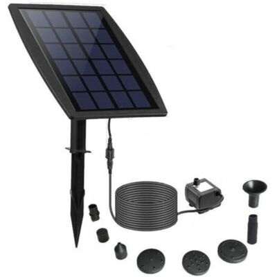 BRAST Fontaine Solaire, Diy 2.5w Solaire Flottant Extérieur Fontaine, Nouveau Pompe Bassin Solaire Avec 8 Buses & 3m Câble Solar Fountain Pour Bain D'Oiseaux Aquarium Jardin - Publicité BRAST Fontaine Solaire, Diy 2.5w Solaire Flottant Extérieur Fontaine, Nouveau Pompe Bassin Solaire Avec 8 Buses & 3m Câble Solar Fountain Pour Bain D'Oiseaux Aquarium Jardin - Publicité