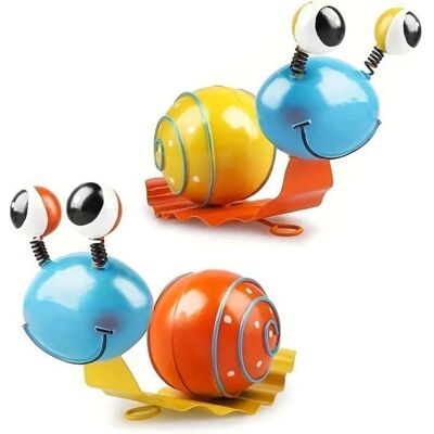 Cellfast 2pcs Dcoration De Jardin Escargots En Mtal Sculptures Descargots En Mtal Colores Statue De Jardin Sculptures Statue - Publicité Cellfast 2pcs Dcoration De Jardin Escargots En Mtal Sculptures Descargots En Mtal Colores Statue De Jardin Sculptures Statue - Publicité