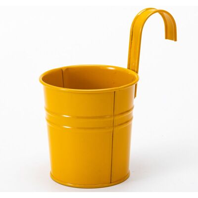 OEM 2 Pots De Fleurs En Métal Suspendus, Jardinière En Pot En Fer Avec Trou De Drainage, Parfaits Pour La Décoration Du Jardin(couleur Orange) - Publicité OEM 2 Pots De Fleurs En Métal Suspendus, Jardinière En Pot En Fer Avec Trou De Drainage, Parfaits Pour La Décoration Du Jardin(couleur Orange) - Publicité
