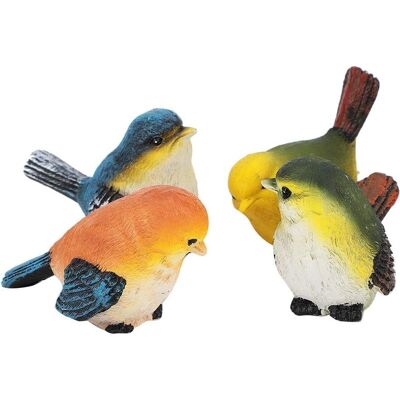 Vision Oiseaux En Résine, Oiseaux Décoration Résine Oiseaux Animaux Figurine Décoration Pelouse Jardin Cour Ornements, 4 Pcs - Publicité Vision Oiseaux En Résine, Oiseaux Décoration Résine Oiseaux Animaux Figurine Décoration Pelouse Jardin Cour Ornements, 4 Pcs - Publicité