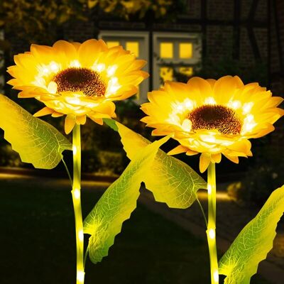 MOXIE Lumière Solaire Jardin, 2 Pièces Fleur Pissenlit Lampe Solaire Extérieure Pour Décoration De Jardin Patio, Mariage, Noël, Pelouse, Terrasse - Publicité MOXIE Lumière Solaire Jardin, 2 Pièces Fleur Pissenlit Lampe Solaire Extérieure Pour Décoration De Jardin Patio, Mariage, Noël, Pelouse, Terrasse - Publicité