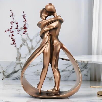 Melissa Statues En Résine D'Art De Couple Affectueux,figurines De Couple Câlin Baiser,sculptures D'Anniversaire De Mariage Pour Femmes Hommes - Publicité Melissa Statues En Résine D'Art De Couple Affectueux,figurines De Couple Câlin Baiser,sculptures D'Anniversaire De Mariage Pour Femmes Hommes - Publicité