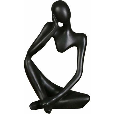 URSUS Statue Abstraite En Résine Pour Salon Noir Unique Statues Et Sculptures (black ) - Publicité URSUS Statue Abstraite En Résine Pour Salon Noir Unique Statues Et Sculptures (black ) - Publicité
