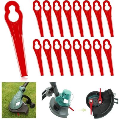 Scotch 100 Pcs Lames En Plastique De Rechange, Lame Coupe Bordure Tondeuse À Gazon En Plastique Lames Pour Jardin Et Pelouse Coupe Bordures - Publicité Scotch 100 Pcs Lames En Plastique De Rechange, Lame Coupe Bordure Tondeuse À Gazon En Plastique Lames Pour Jardin Et Pelouse Coupe Bordures - Publicité