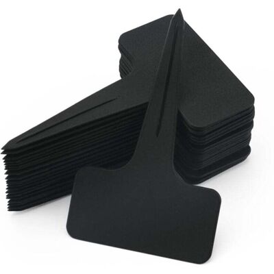 BRAST 100 Pièces Étiquettes Plante Épais,étiquettes Plastique Jardin,étiquettes Semis Réutilisable,étiquette Potager Exterieur Noir - Publicité BRAST 100 Pièces Étiquettes Plante Épais,étiquettes Plastique Jardin,étiquettes Semis Réutilisable,étiquette Potager Exterieur Noir - Publicité