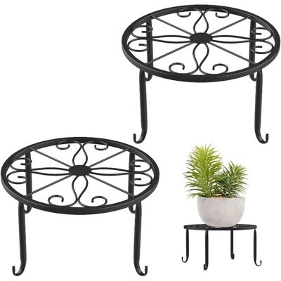 Melissa Pot De Fleur Stand, 2 Pc Metal Art Plant Stand Rack Style Européen Pot De Fleur Titulaire Pour Jardin Table Ronde De Jardin,table De Jardin Design En Fer Forgé,table De Terrasse Style Antique - Publicité Melissa Pot De Fleur Stand, 2 Pc Metal Art Plant Stand Rack Style Européen Pot De Fleur Titulaire Pour Jardin Table Ronde De Jardin,table De Jardin Design En Fer Forgé,table De Terrasse Style Antique - Publicité
