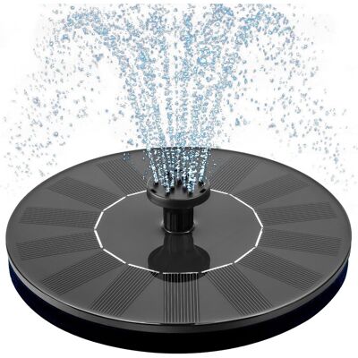 AULEDIO Pompe Solaire Flottante 1,4w, 6 Buses, Débit 150 L/h, Hauteur De Jet 50 Cm, Panneau Solaire 7v, Adaptée Pour Jardin, Piscine, Bain D’oiseaux, Petit Bassin Et Étang Décoratif - Publicité AULEDIO Pompe Solaire Flottante 1,4w, 6 Buses, Débit 150 L/h, Hauteur De Jet 50 Cm, Panneau Solaire 7v, Adaptée Pour Jardin, Piscine, Bain D’oiseaux, Petit Bassin Et Étang Décoratif - Publicité