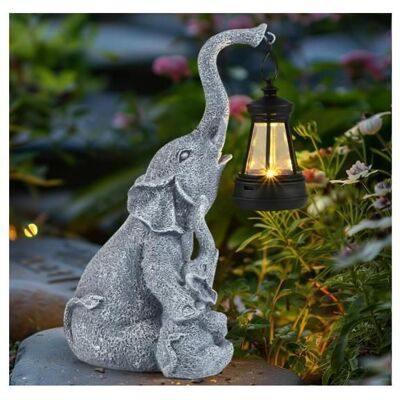 Cellfast Statue De Jardin Solaire Éléphants Lumière Solaire, Décoration De Cour Avec Lampe Solaire, Décoration Jardin, Décoration Extérieure - Publicité Cellfast Statue De Jardin Solaire Éléphants Lumière Solaire, Décoration De Cour Avec Lampe Solaire, Décoration Jardin, Décoration Extérieure - Publicité