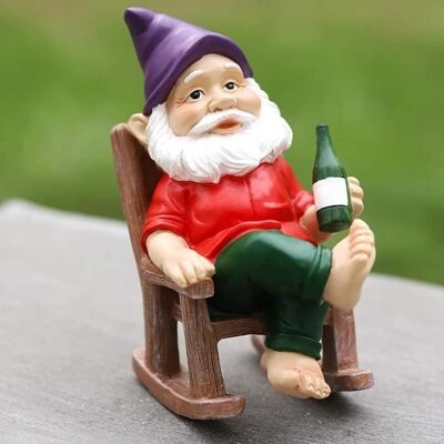Cellfast Décoration De Jardin - Nain De Jardin Exterieur - Statue En Résine Humoristique - 12.5×8×15cm - Publicité Cellfast Décoration De Jardin - Nain De Jardin Exterieur - Statue En Résine Humoristique - 12.5×8×15cm - Publicité