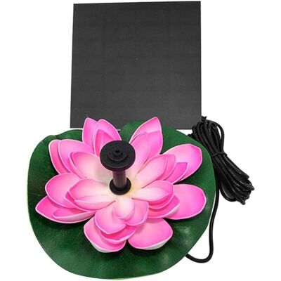 MOXIE Pompe De Bassin Solaire Lotus - Fontaine Flottante - Nénuphar - Pompe Solaire - Pompe À Eau Pour Étang De Jardin, Piscine, Paysage - Décoration - Publicité MOXIE Pompe De Bassin Solaire Lotus - Fontaine Flottante - Nénuphar - Pompe Solaire - Pompe À Eau Pour Étang De Jardin, Piscine, Paysage - Décoration - Publicité